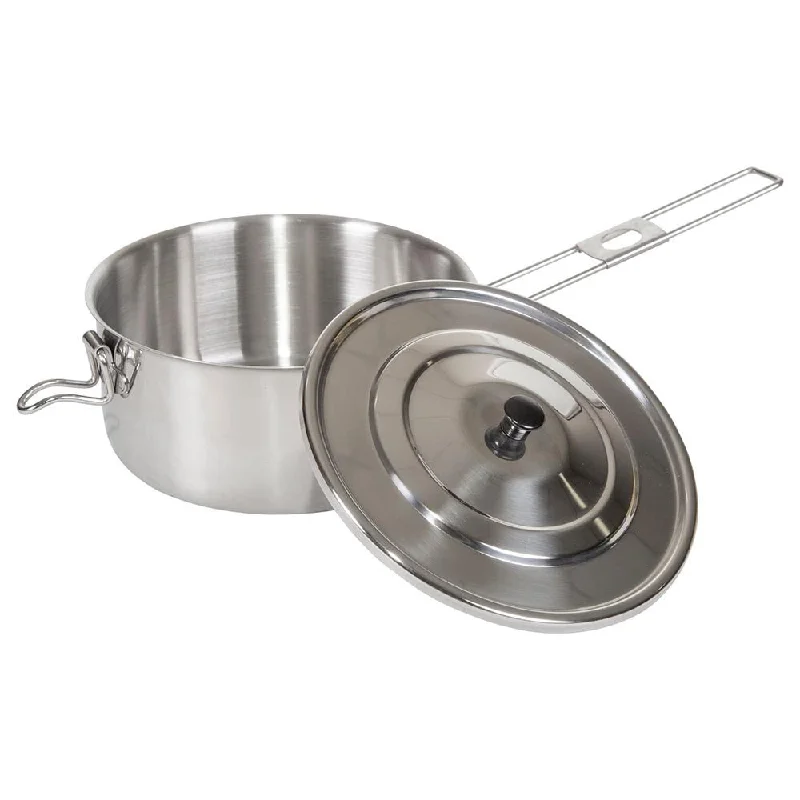 Camping hiking nature wave-SOLO II STAINLESS STEEL POT