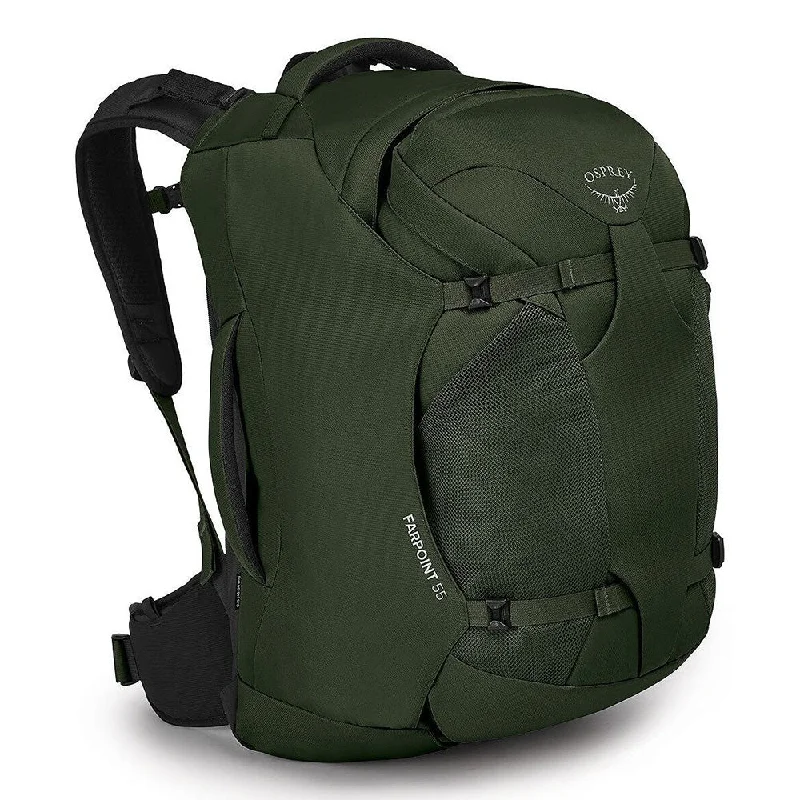 Camping hiking trail turn-FARPOINT 55L BACKPACK