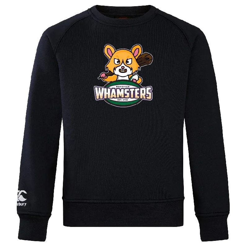 Camping hiking trail twirl-Maryville Whamsters Rugby Club Crew Sweatshirt by Canterbury