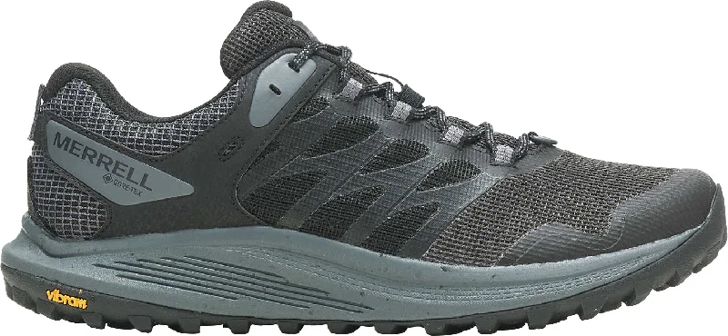 Camping hiking wilderness finds-Merrell Nova 3 GORE-TEX Mens Trail Running Shoes - Black