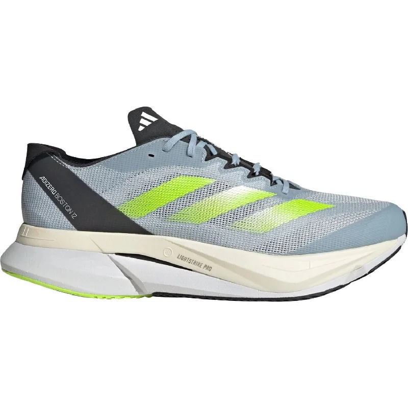 Camping hiking trail sanctums-adidas Adizero Boston 12 Mens Running Shoes - Blue