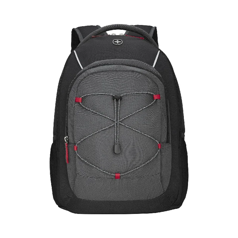 Camping hiking gear perks-Wenger NEXT22, Mars 16 inches Laptop Backpack, 26 Liters Black Swiss Designed-Blend of Style and Function