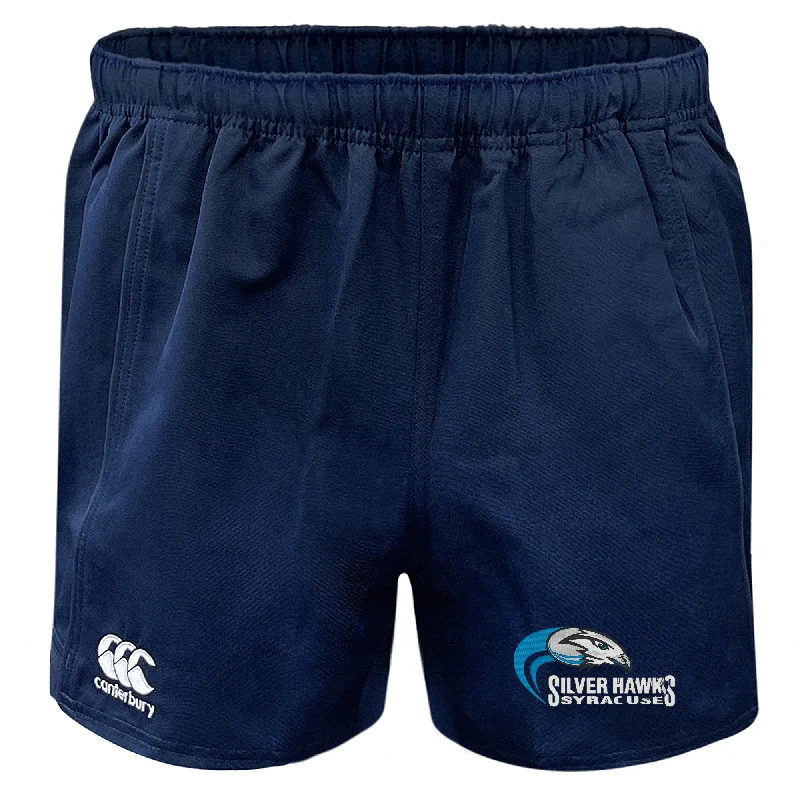 Camping hiking nature rush-Syracuse Silver Hawks Advantage Rugby Shorts by Canterbury