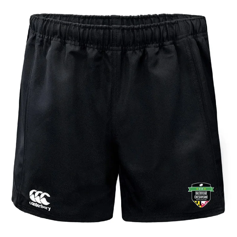 Camping hiking trail snap-Baltimore Chesapeake RFC Advantage Rugby Shorts by Canterbury