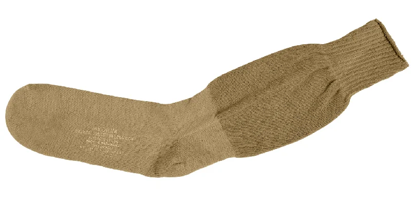 Camping hiking trail cold-Coyote Brown G.I. Type Cushion Sole Socks