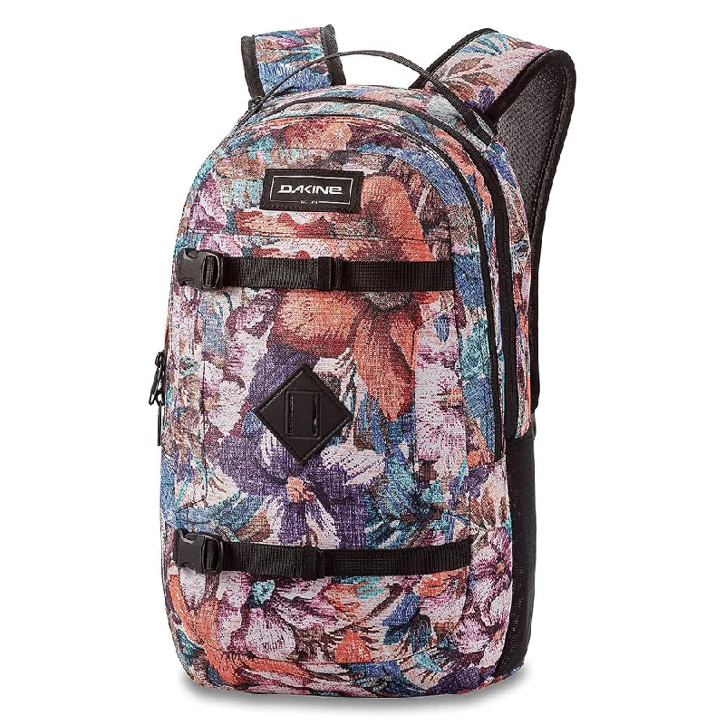 Camping hiking gear vibe-Dakine Unisex 8 Bit Floral URBN Mission 18L Backpack - 10002604-8BITFLORAL