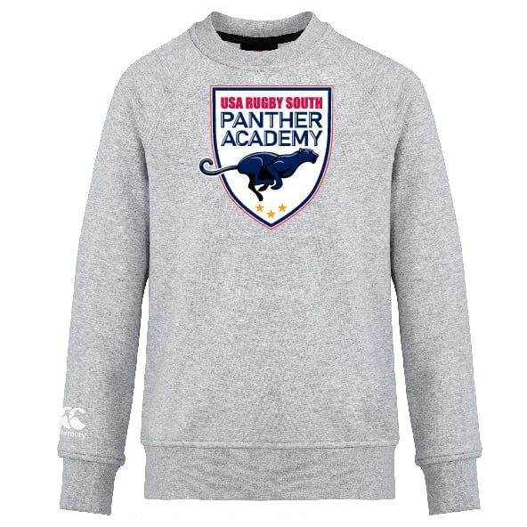 Camping hiking outdoor thrill-Panther Rugby Academy Club Crew Sweatshirt by Canterbury