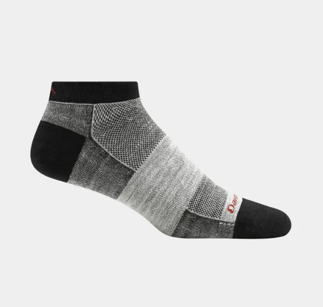 Camping hiking gear zest-Men's 1437 No Show Lightweight Athletic Sock - Charcoal