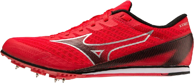 Camping hiking trail hum-Mizuno X First 2 Running Spikes - Red