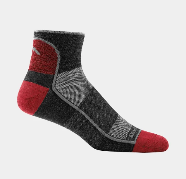 Camping hiking gear cheer-Men's 1715 Quarter Lightweight Athletic Sock - Team DTV