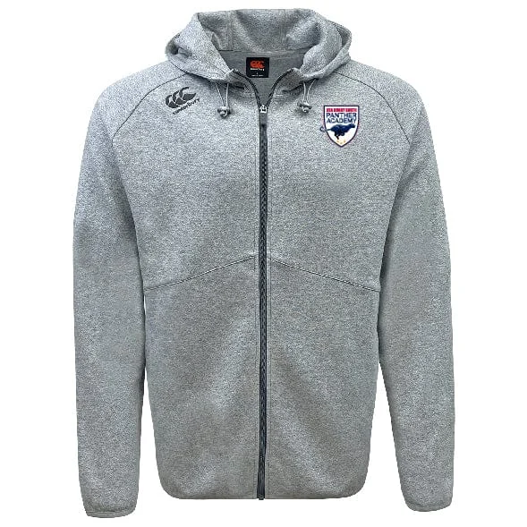 Camping hiking gear thrill-Panther Rugby Academy Tempo Vapodri Full-Zip Hoodie by Canterbury