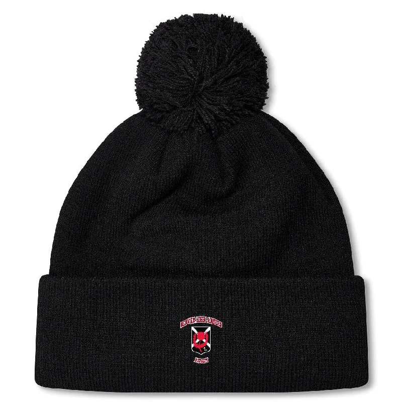 Camping hiking gear lift-Denver Highlanders RFC Pom Pom Beanie by Canterbury