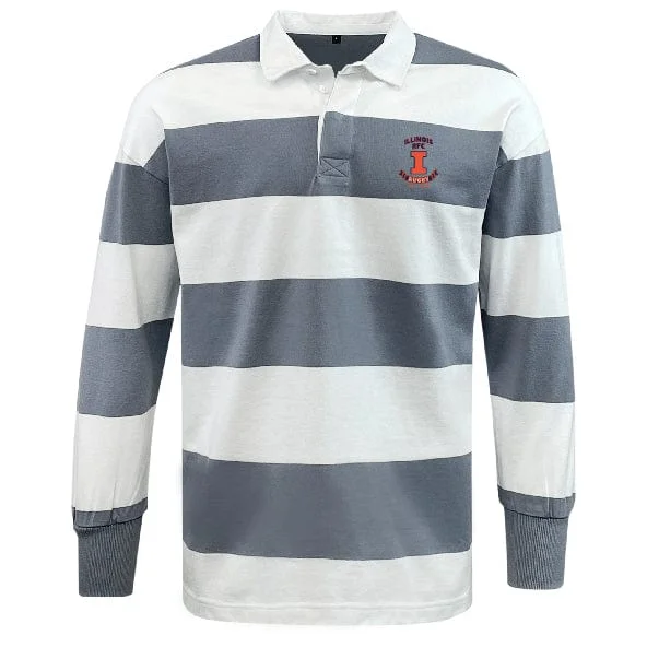 Camping hiking gear improvements-Illinois RFC Classic Long Sleeve Hooped Rugby Jersey