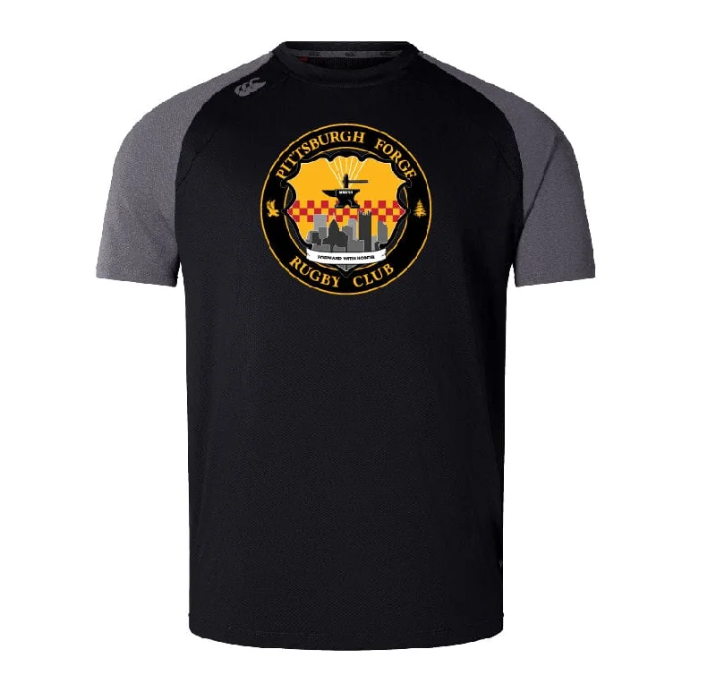 Camping hiking trail sanctums-Pittsburgh Forge Elite Training Tee by Canterbury