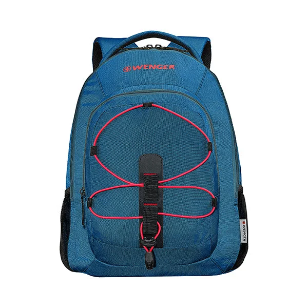 Camping hiking gear cheer-Wenger BTS MARS Laptop Backpack with 16" laptop & 10" tablet in Blue (26 Litres)-Swiss designed