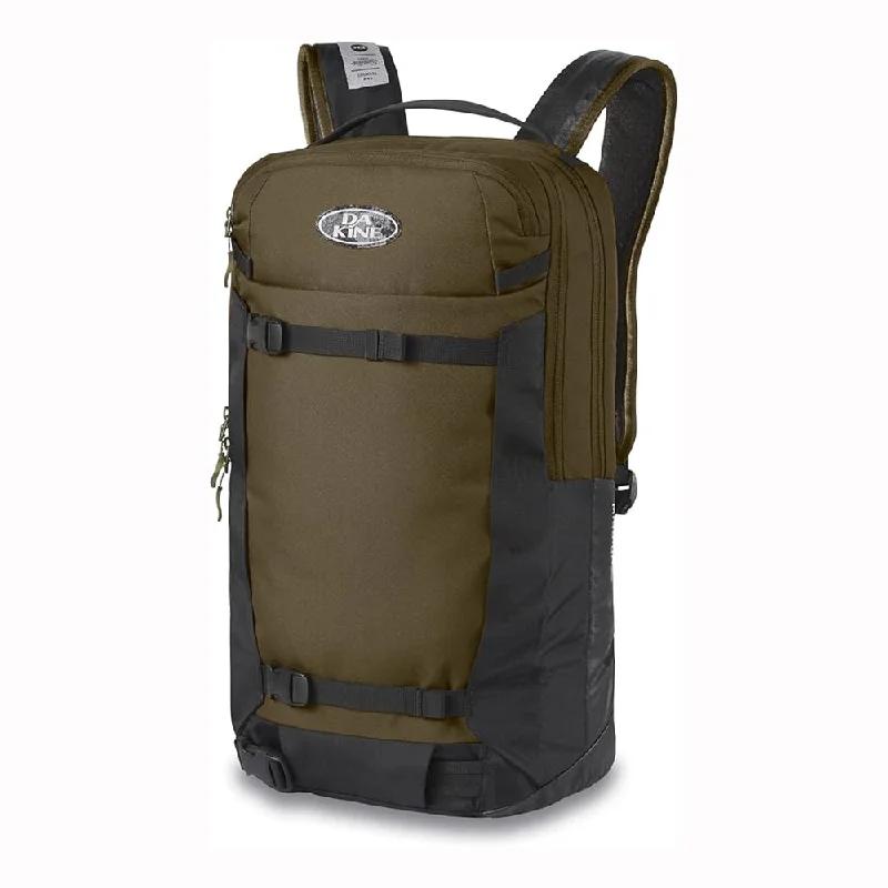 Camping hiking nature pulse-Dakine Unisex Dark Olive 18L One Size Sam Taxwood Team Mission Pro Backpack - 10004014-DARKOLIVE