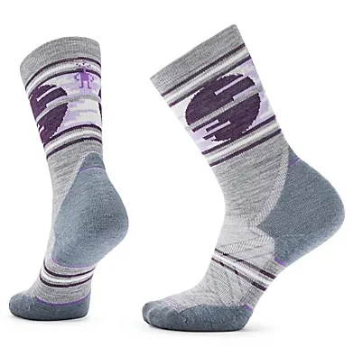 Camping hiking trail blow-Smartwool Run Sunset Crew Sock - Women's