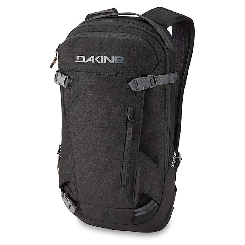 Camping hiking trail light-Dakine Unisex Black One Size Heli Pack 12L Winter Backpack - 10003261-BLACK