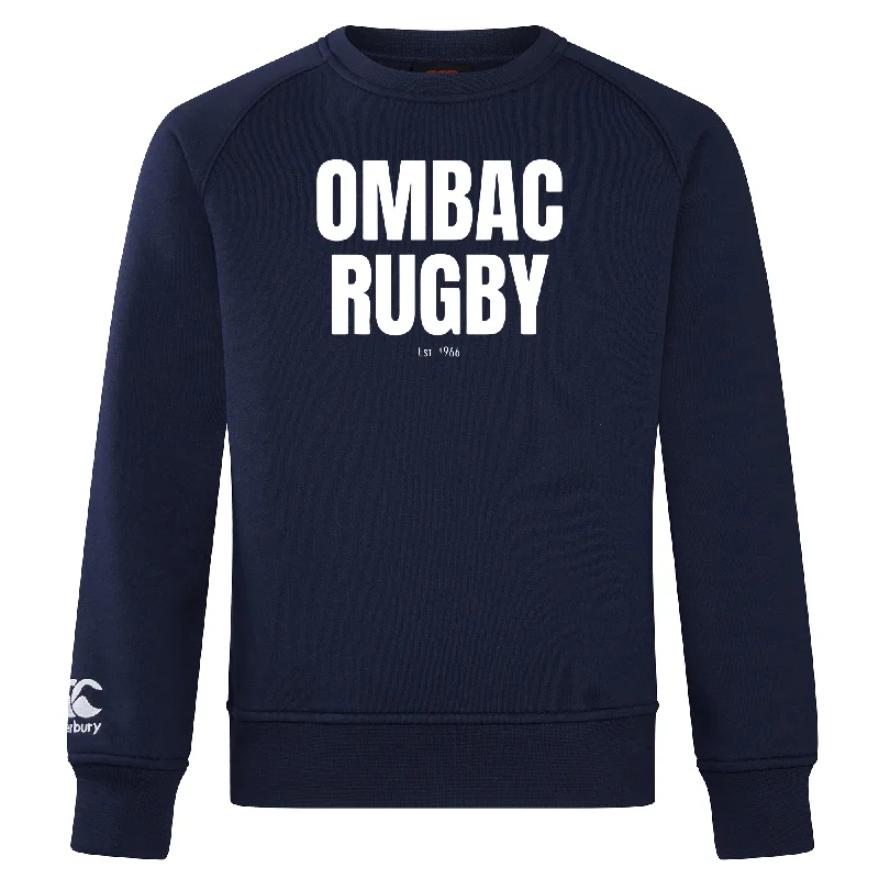 Camping hiking nature flow-OMBAC Rugby Club Crew Sweatshirt by Canterbury