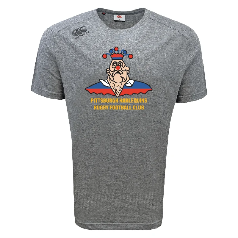 Camping hiking trail haze-Pittsburgh Harlequins Rugby Tempo Vapodri T-Shirt by Canterbury