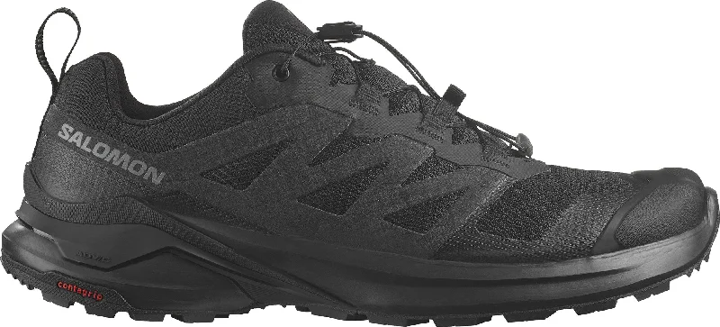 Camping hiking trail steep-Salomon X-Adventure Mens Walking Shoes - Black