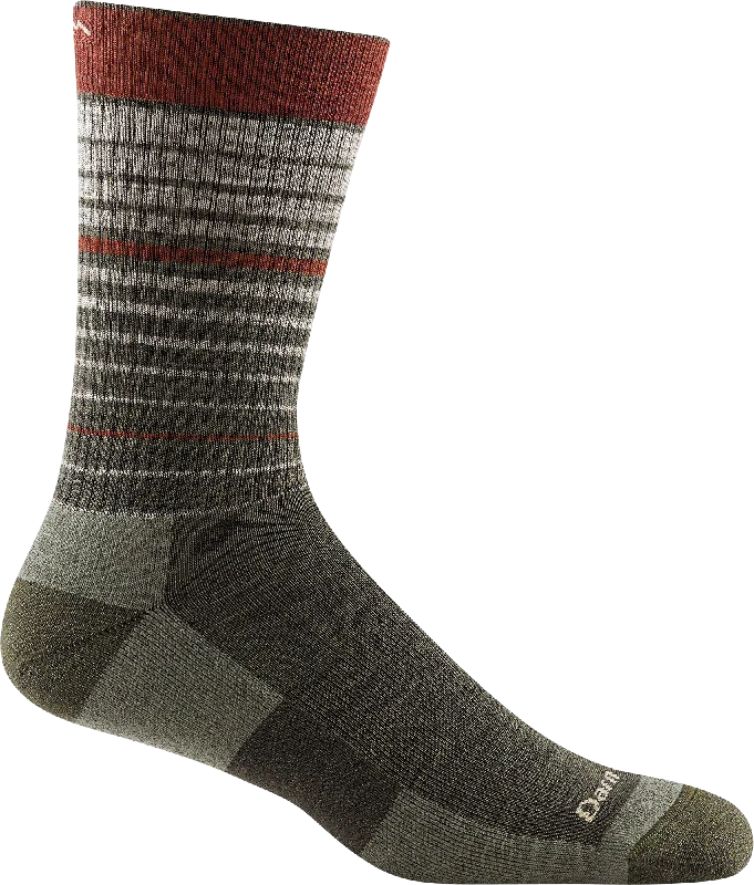 Camping hiking trail frontiers-Darn Tough Frequency Crew Lightweight Cushion Socks - Mens