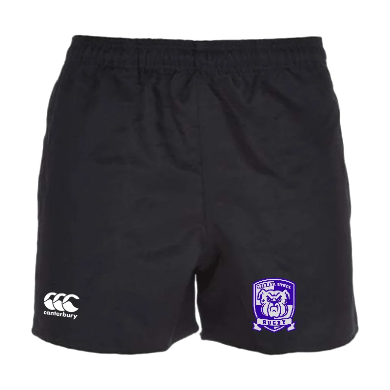 Camping hiking trail grand-Winona State University Professional Polyester Rugby Short by Canterbury