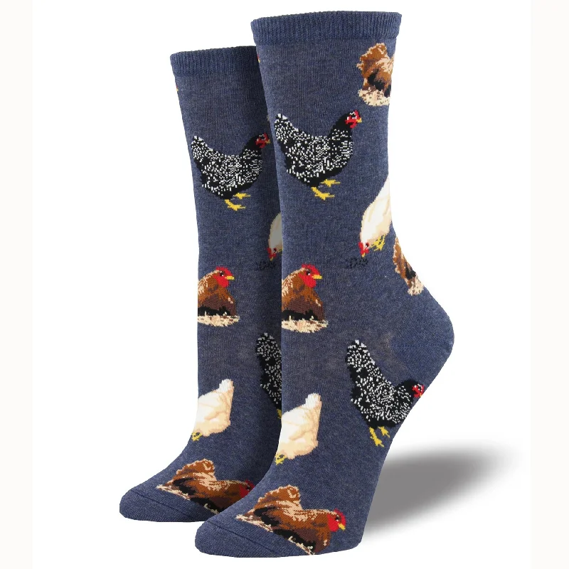 Camping hiking trail ascent-Socksmith Women's Hen House Socks