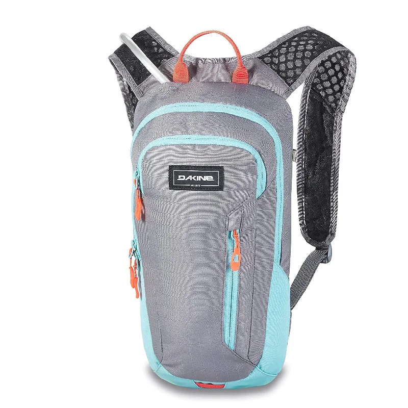 Camping hiking trail flood-Dakine Unisex Shuttle 6 Liter Durable and Comfortable Hydration Backpack - 10003428-STEELGREY