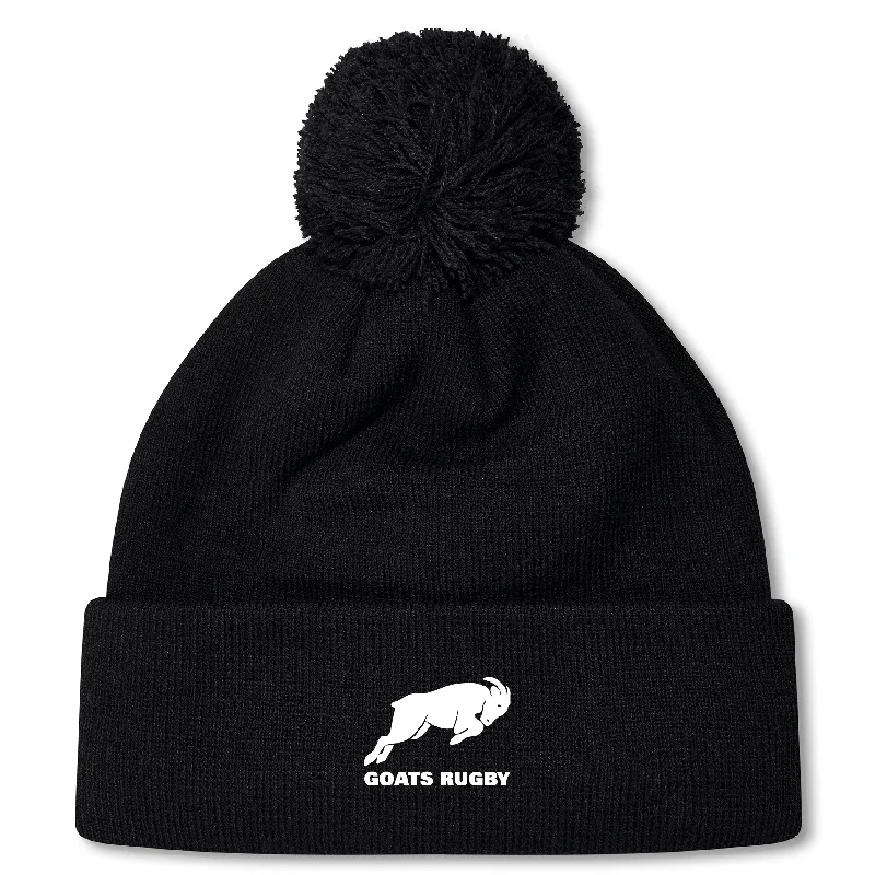 Camping hiking trail joy-Omaha GOATS Rugby Pom Pom Beanie by Canterbury