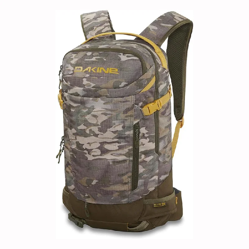 Camping hiking gear flare-Dakine Men's Vintage Camo 24L Heli Pro Snowboard Backpack - 10003263-VINTAGECAMO