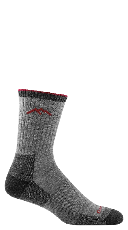 Camping hiking gear kick-Men's Hiker Micro Crew Midweight Hiking Sock - Charcoal