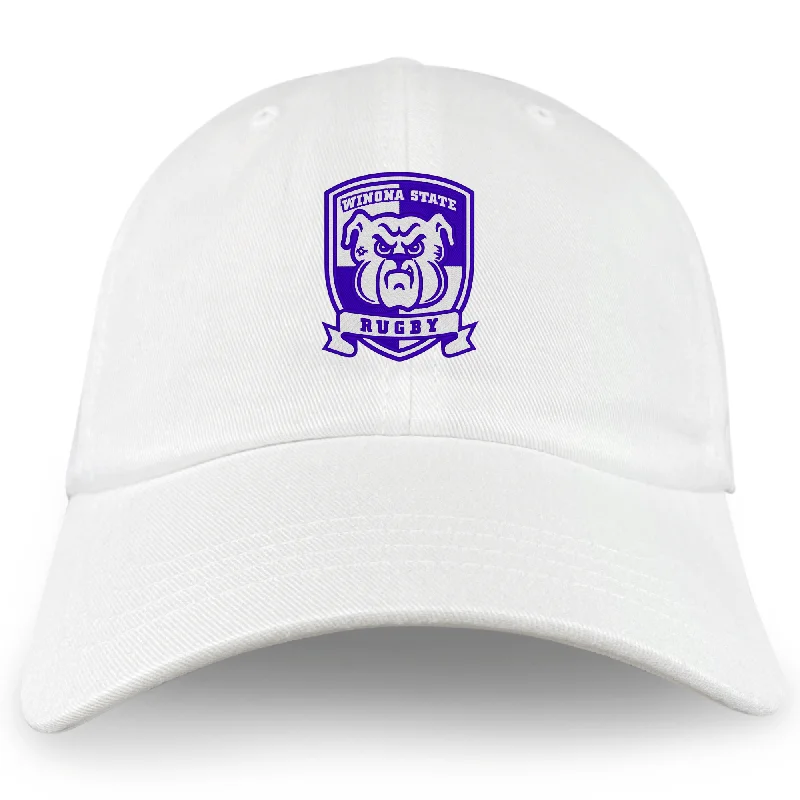 Camping hiking gear toughness-Winona State University Adult Low-Profile Cotton Twill Dad Cap