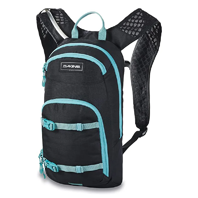 Camping hiking gear vibe-Dakine Women's Session 8L Premium Lightweight Breathable Backpack - 10003425-BLACK/MOSS