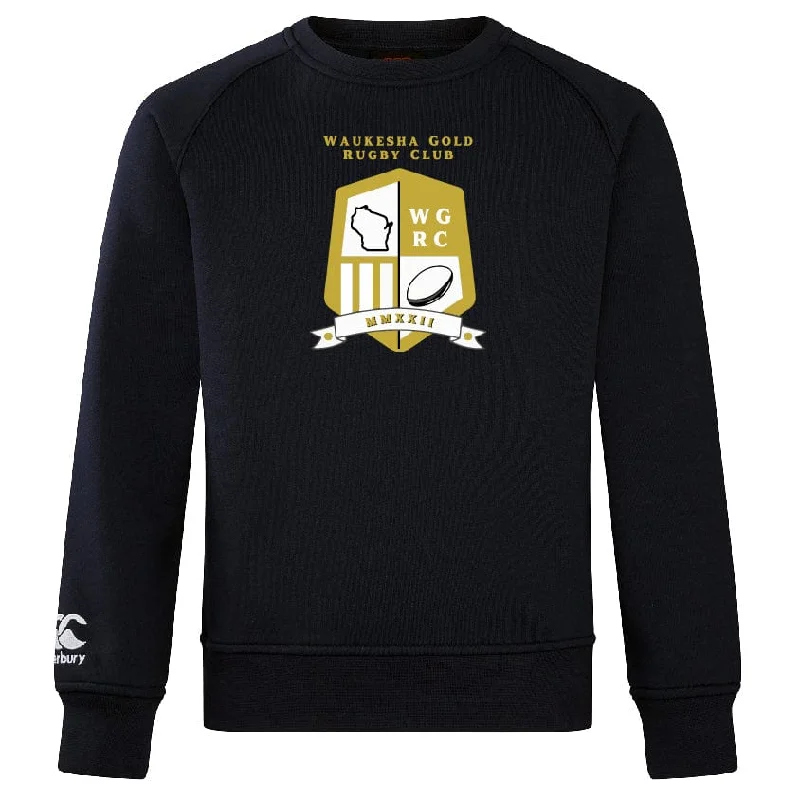 Camping hiking gear thrill-Waukesha Gold Rugby Club Crew Sweatshirt by Canterbury