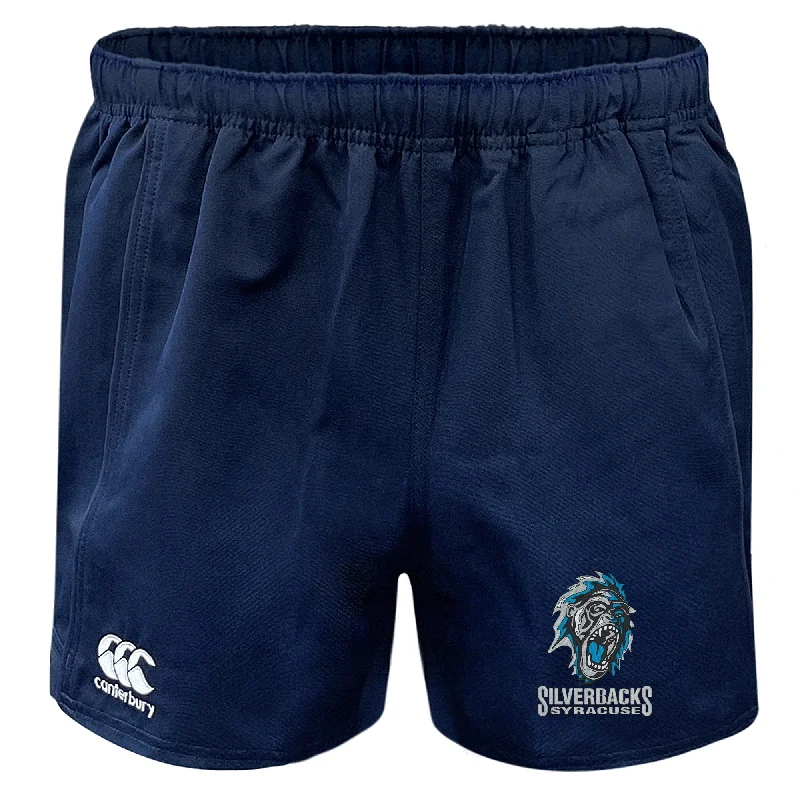 Camping hiking outdoor spark-Syracuse Silverbacks Advantage Rugby Shorts by Canterbury