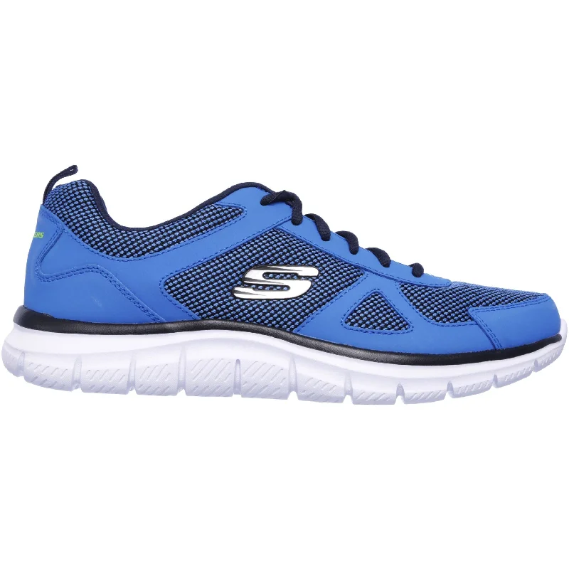 Camping hiking trail tilt-Skechers Track Bucolo Mens Training Shoes - Blue