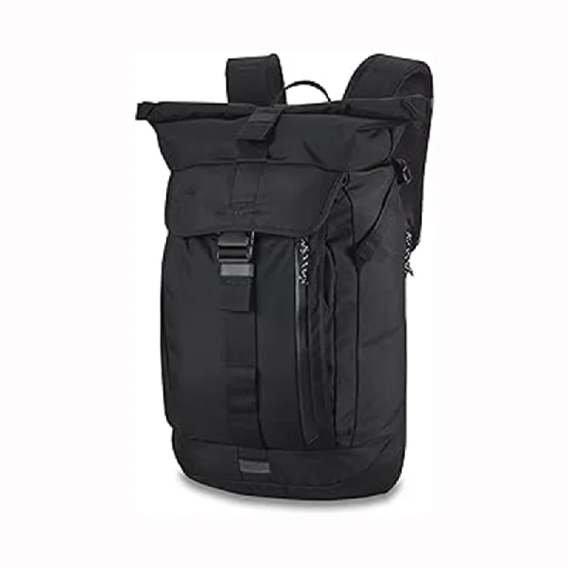 Camping hiking gear durability-Dakine Unisex Black Ballistic 25L One Size Motive Rolltop Backpack - 10003881-BLKBLSTC