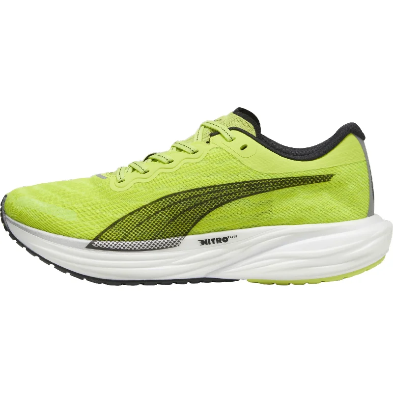 Camping hiking gear vibe-Puma Deviate Nitro 2 Mens Running Shoes - Yellow