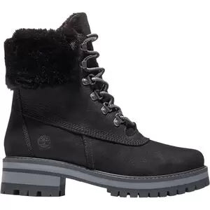 Camping hiking trail tracks-Timberland Courmayeur Valley 6in Faux Fur Boot