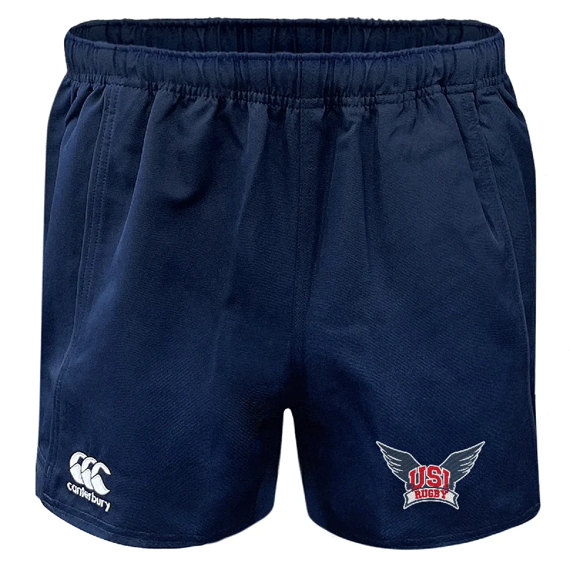 Camping hiking lightweight picks-University of Southern Indiana Advantage Rugby Shorts by Canterbury