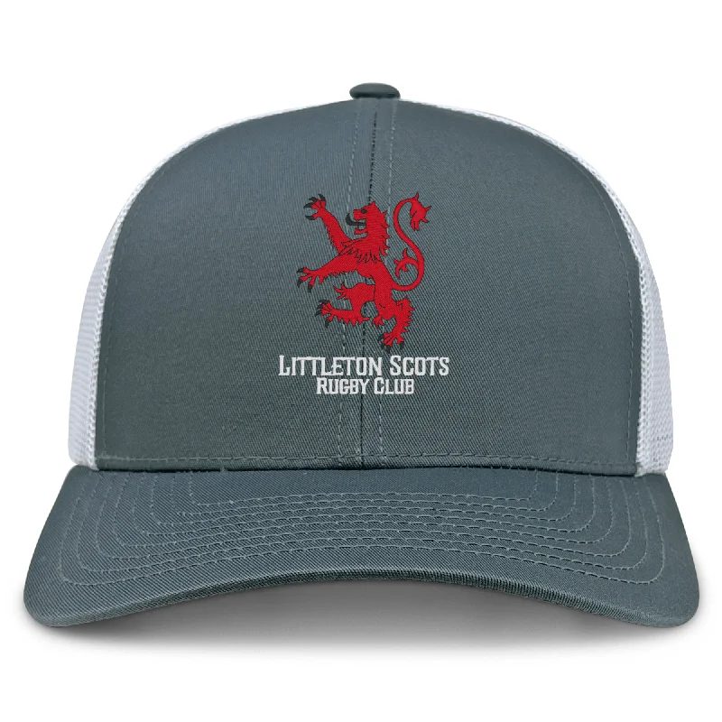 Camping hiking trail drip-Littleton Scots Rugby Retro Trucker Cap