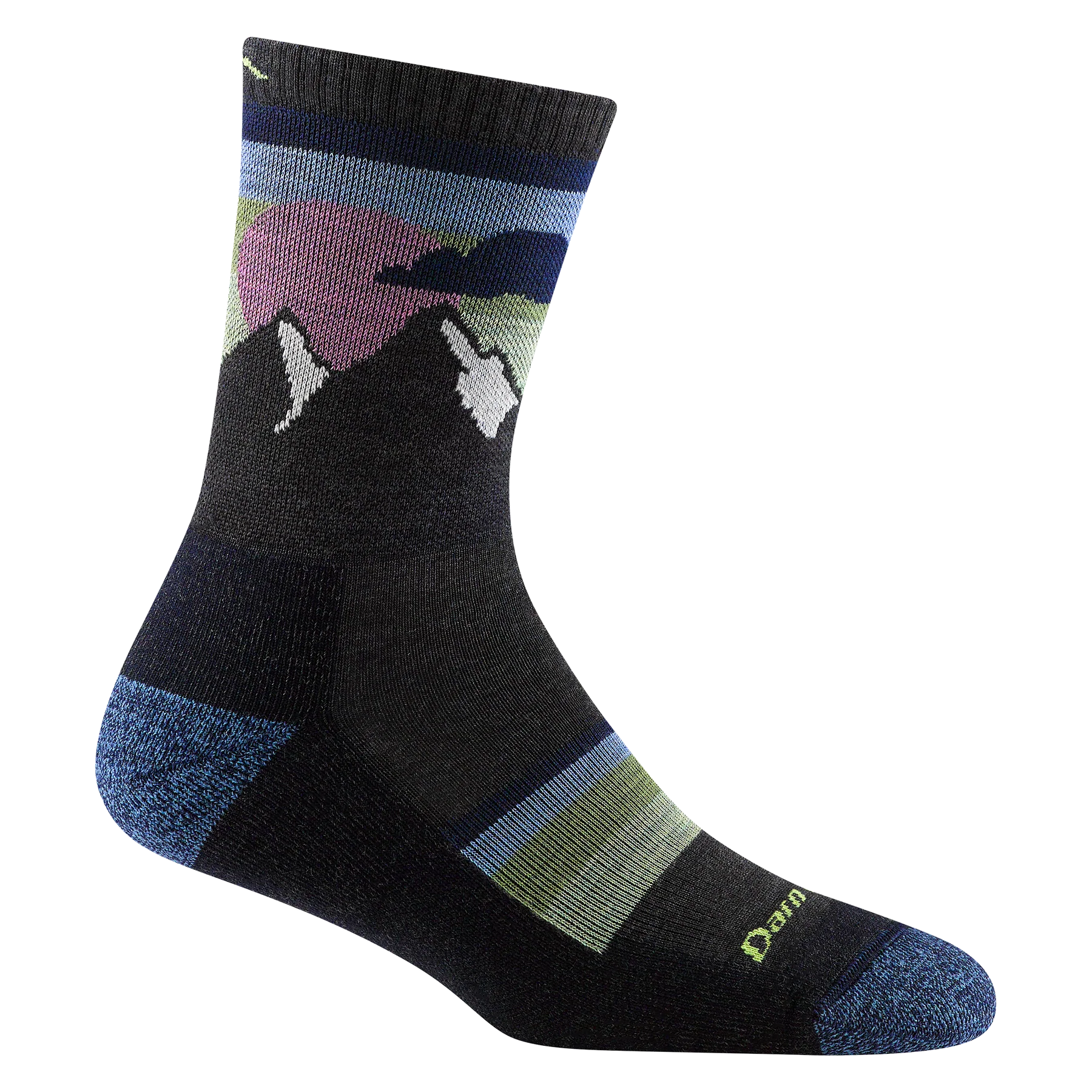 Camping hiking outdoor hush-Darn Tough Women's Sunset Ledge Micro Crew Lightweight Hiking Sock