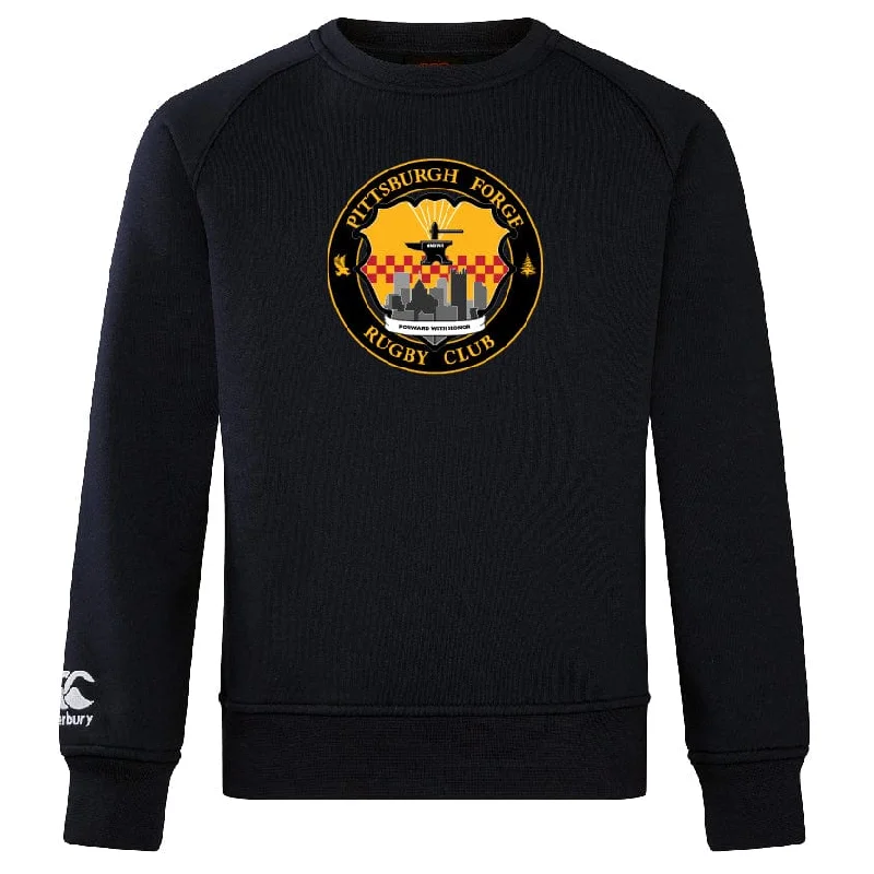 Camping hiking outdoor gleam-Pittsburgh Forge Club Crew Sweatshirt by Canterbury