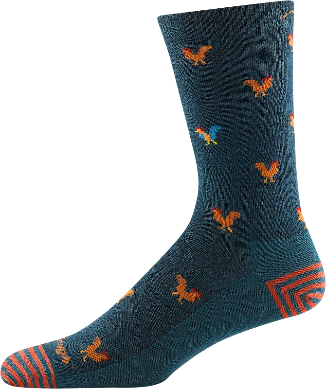 Camping hiking trail sanctums-Darn Tough Tough Strut Lightweight Crew Socks - Mens