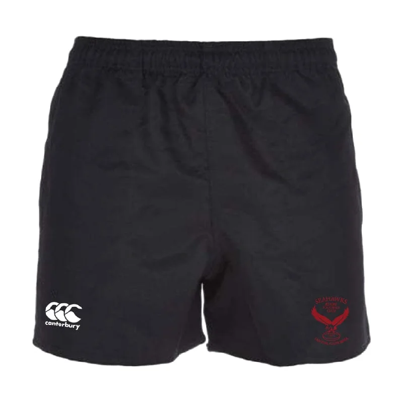 Camping hiking trek necessities-San Jose Seahawks Professional Polyester Rugby Short by Canterbury