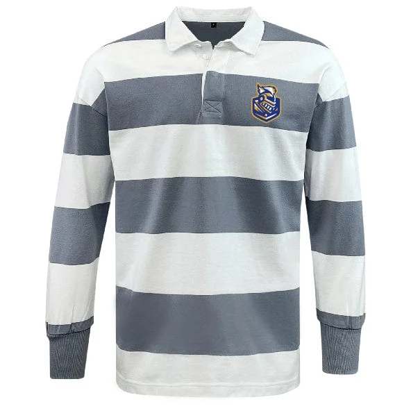 Camping hiking gear cheer-Malden Catholic Rugby Classic Long Sleeve Hooped Rugby Jersey