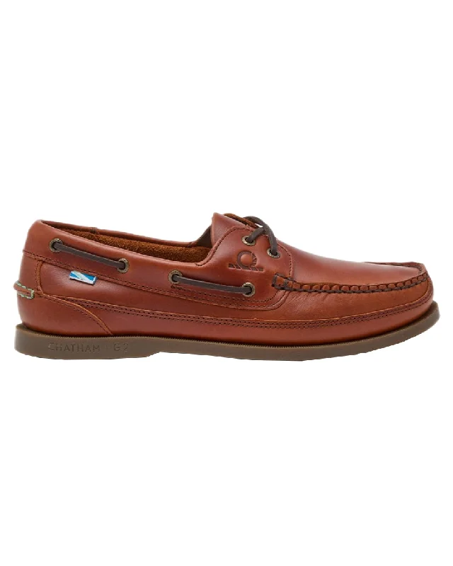 Camping hiking trail hauls-Chatham Mens Kayak II G2 Leather Boat Shoes