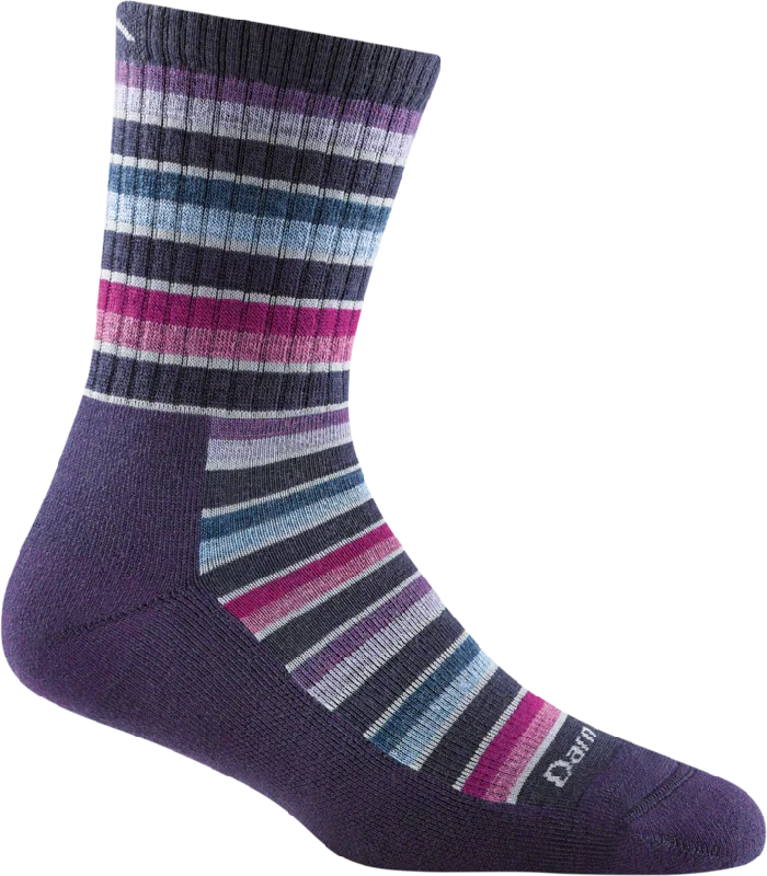 Camping hiking gear bloom-Darn Tough Decade Stripe Women's Micro Crew Midweight Hiking Sock