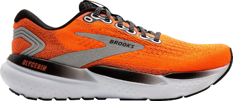 Camping hiking gear vibe-Brooks Glycerin 21 Mens Running Shoes - Orange